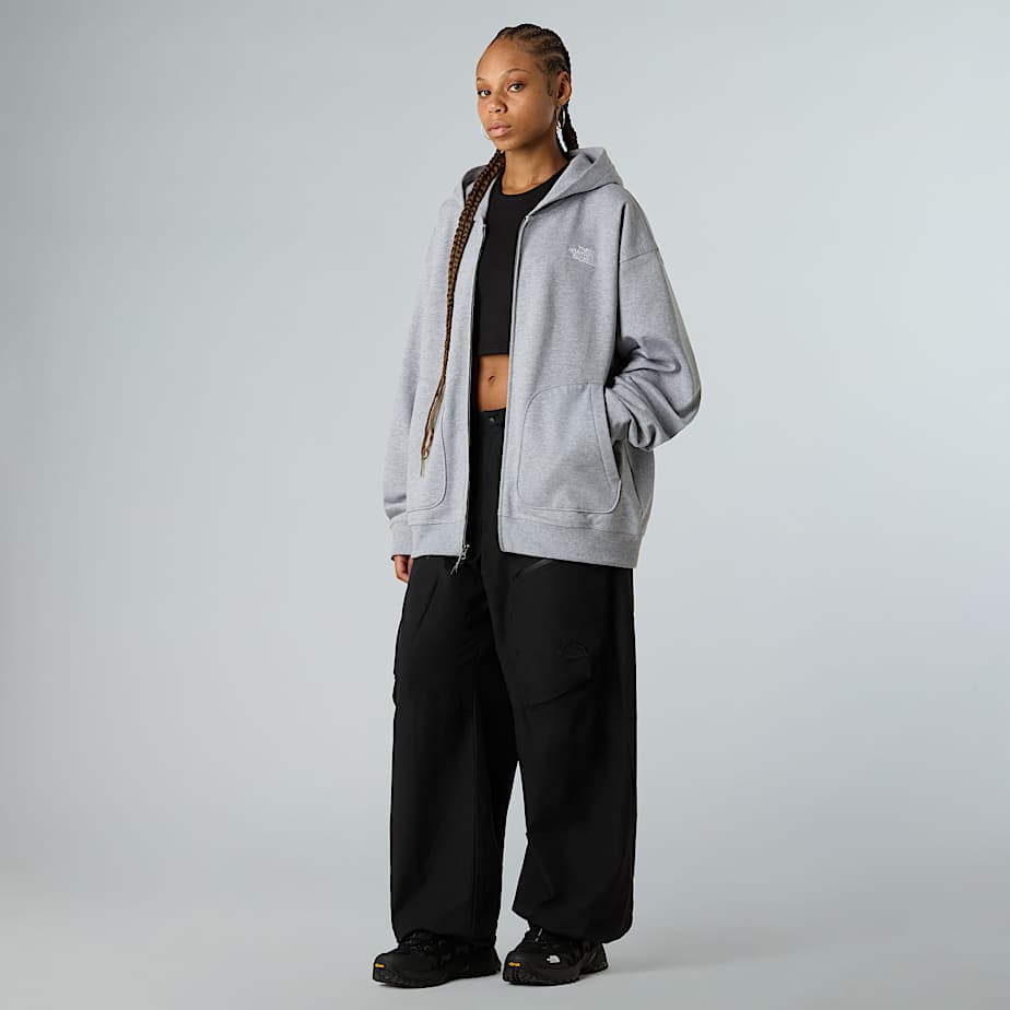 هودی Unisex Oversized Full‑Zip Hoodie   این محصول از برند The North Face