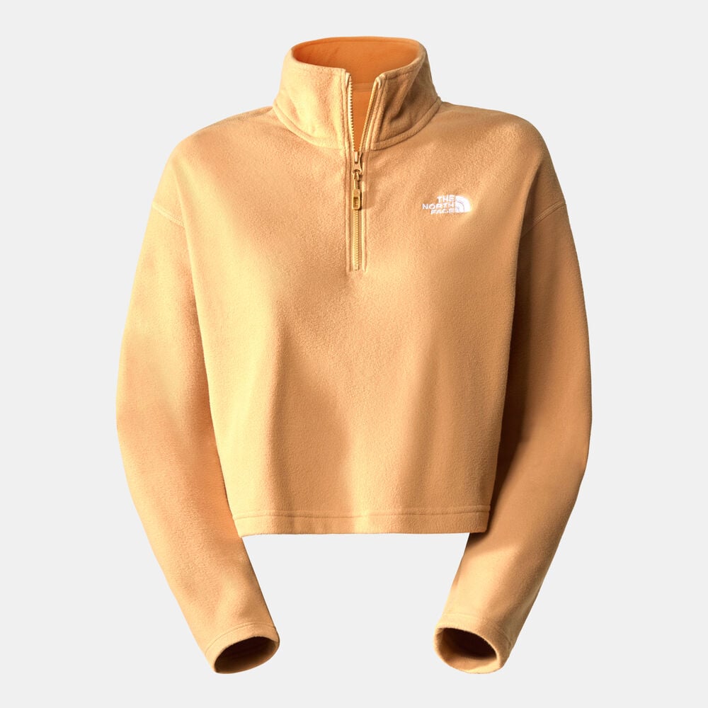 سویشرت فليس زنانه The North Face مدل 100 Glacier Cropped